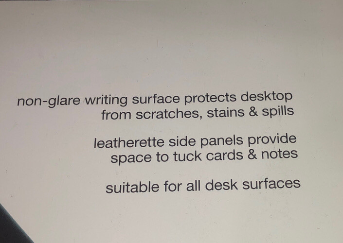 Office Depot Microban 19 In X 24 In Padded Executive Desk Pad-NEW-SHIP N 24 HRS