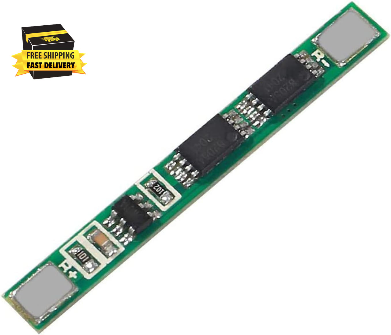 10Pcs 1S 3.7V BMS 18650 Charger 4A PCB Protection Board for Li-Ion Lithium Batte