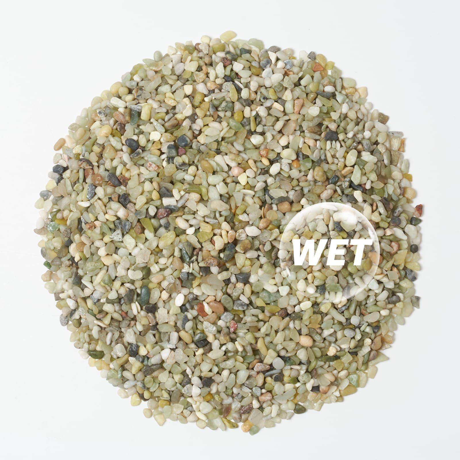 10lbs Natural Gravel Pebbles for Succulents and Cacti, 1/5 Inch Decorative Ri…