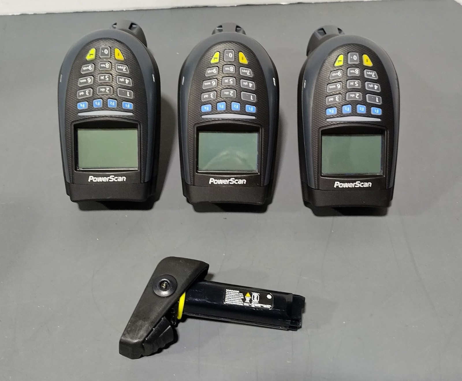 Datalogic PowerScan PM9501 Wireless Barcode Scanners Lot of 3 with 1 Battery