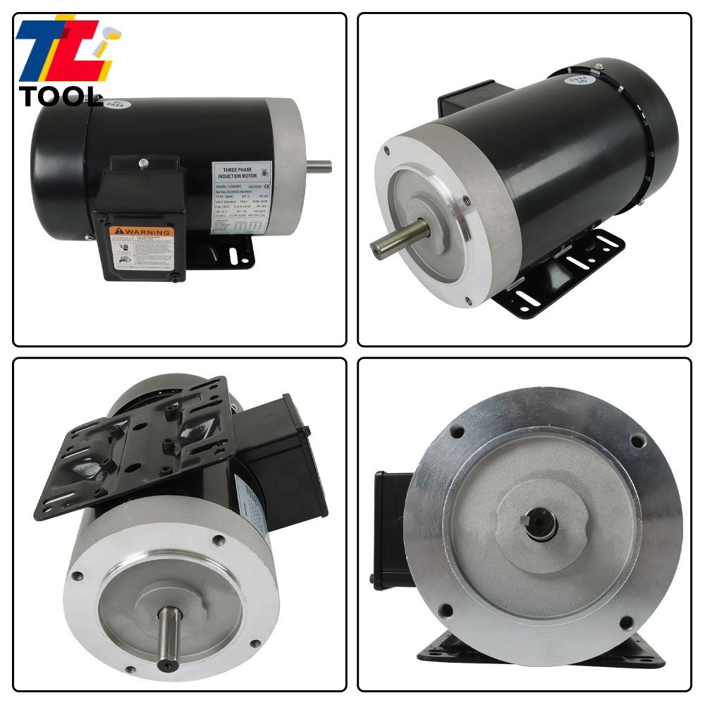 3 HP General Purpose Electric Motor 56C Frame 3450 RPM TEFC 230/460V 3 Phase