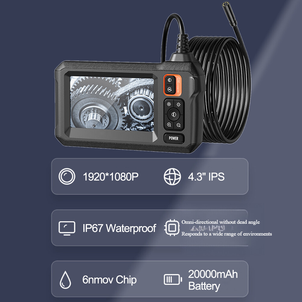 1920*1080P HD Borescope Camera Auto Repair Industrial Pipeline WIFI Probe