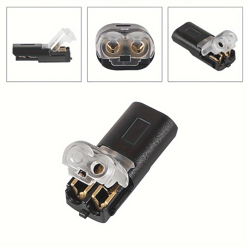 50PCS Double-Wire Plug-in Connector, Cable Clamp with Locking Buckle, AWG 18-22