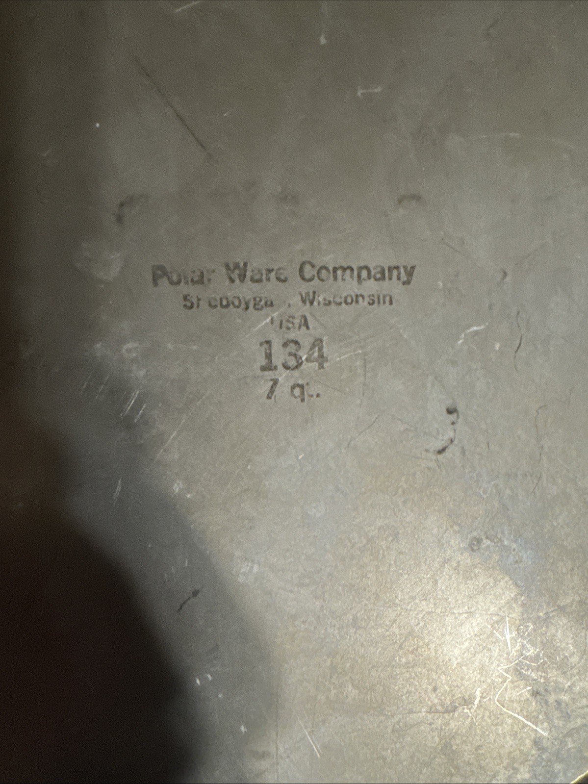 2 Surgical Bowls by Polar Ware Company 7 Qt Stainless Steel No. 134 Vintage USA