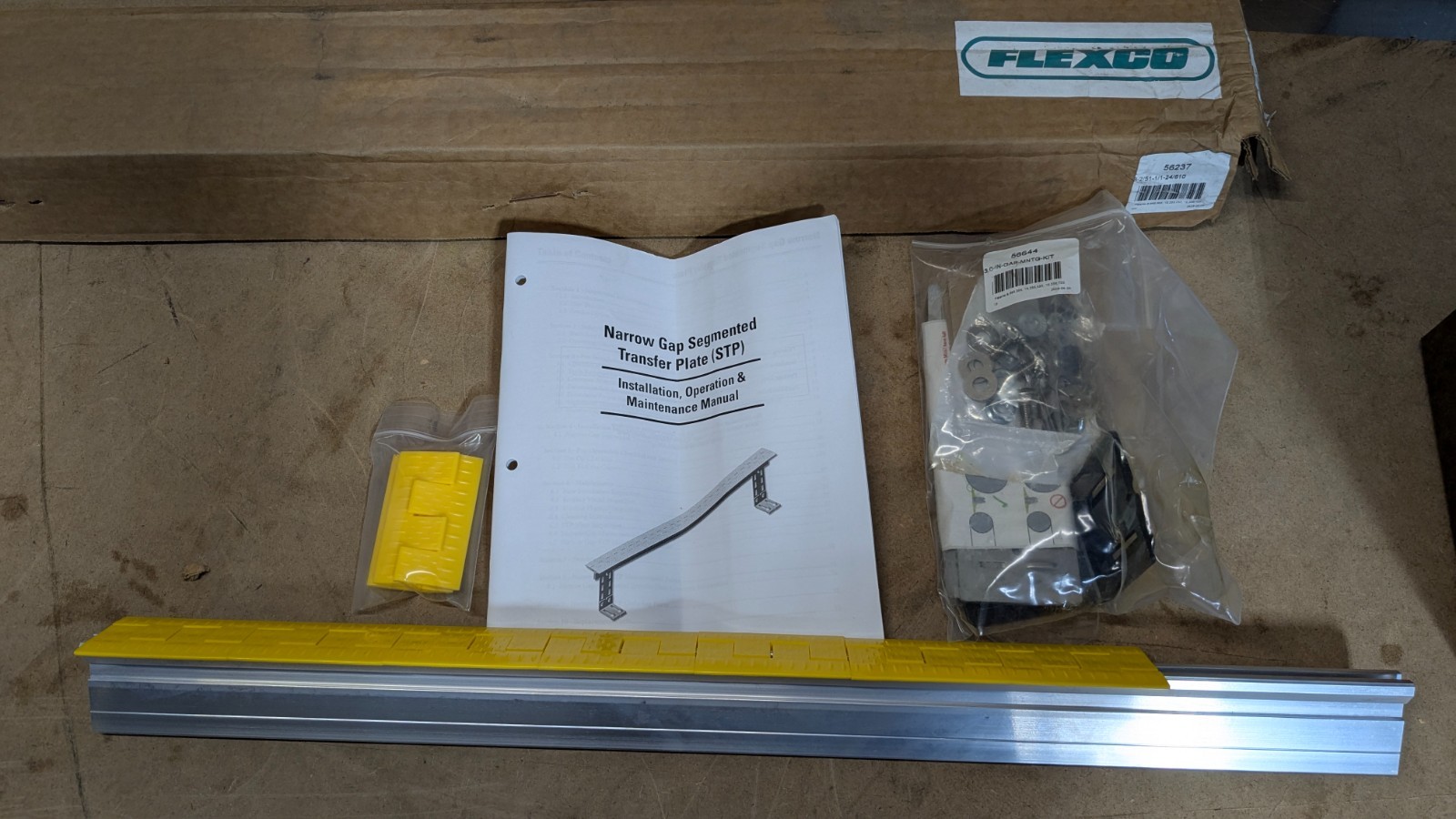FLEXCO 2″ x 24″ Segmented Convetyor transfer Plate 56237 TGB-2/51-1/1-24/610