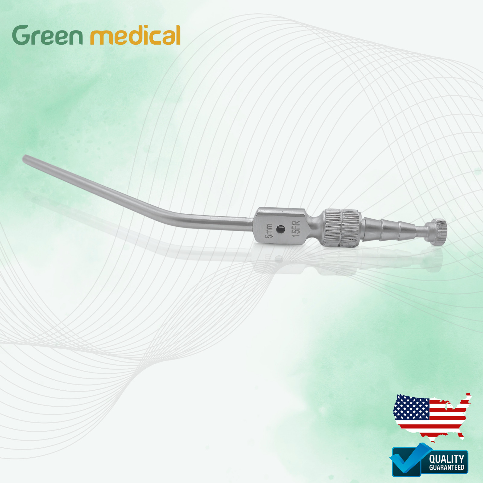 Frazier Suction Surgical Tube 15fr (5mm) 20cm Aspirator Diagnostic Instruments