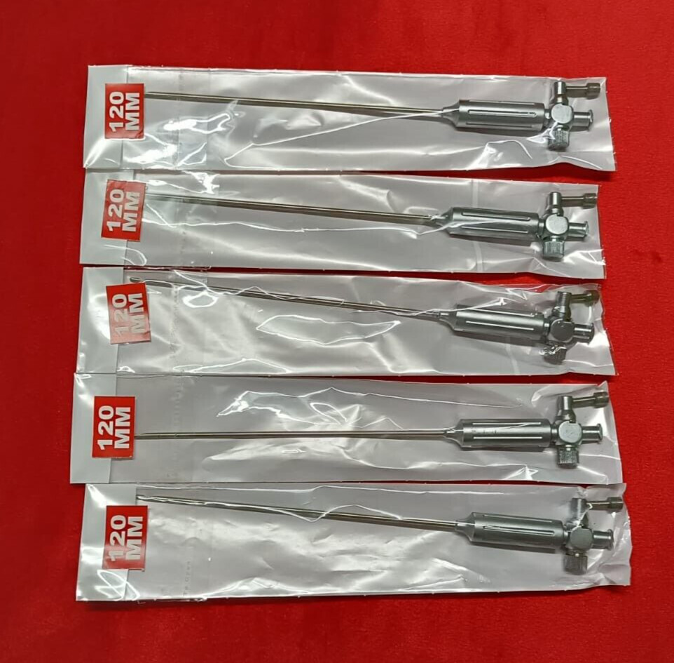 Laparoscopic Veress Needle 120mm SS Best Quality Reusable Instrument – 5pc