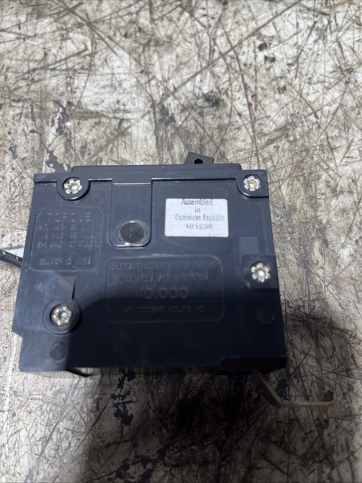 Cutler-Hammer Industrial Plug-In Breaker 101230