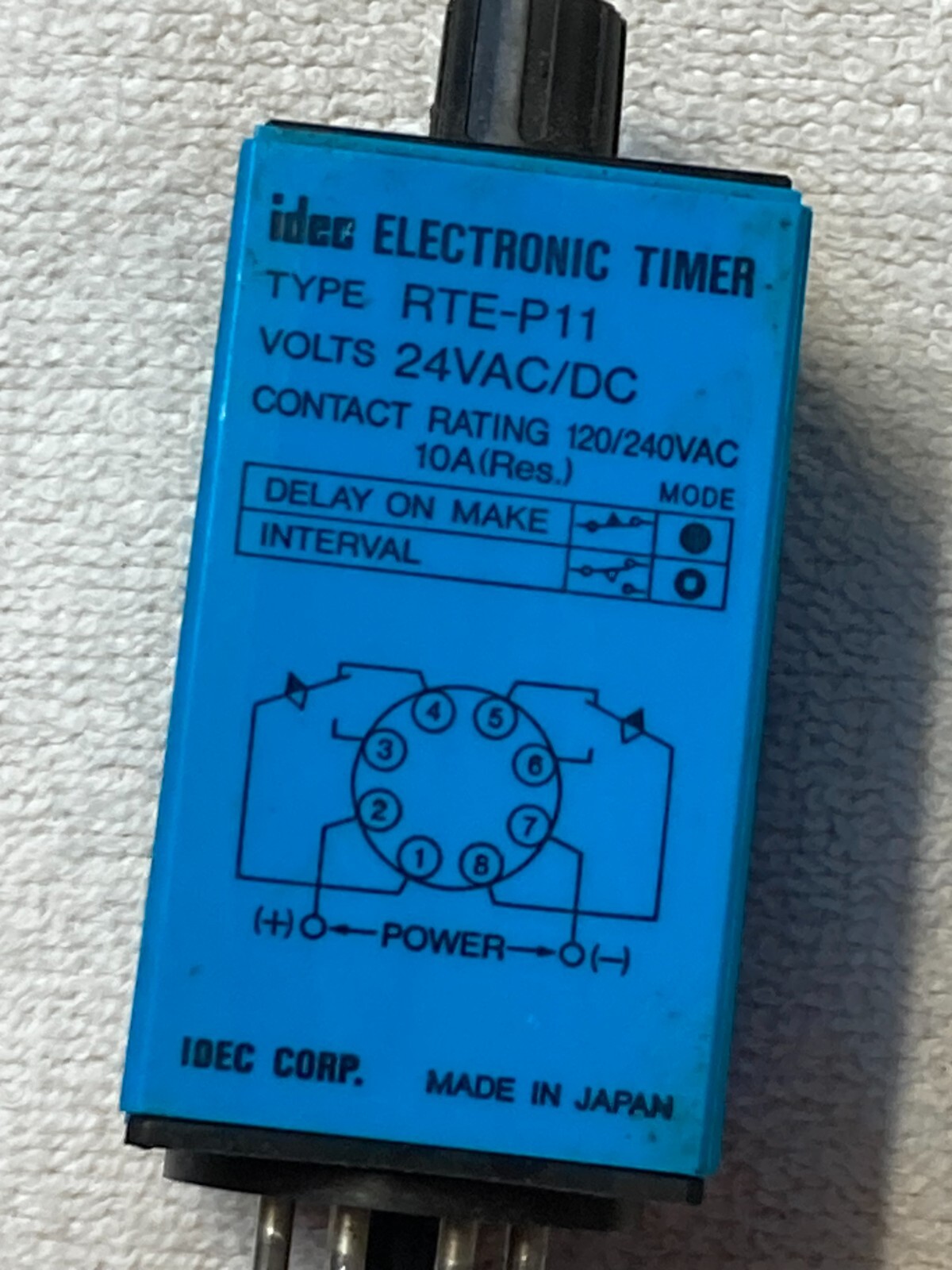 Idec RTE-P11 Electronic Timer RTEP11 24V lot of 3