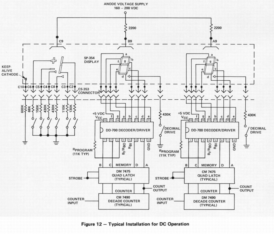 BECKMAN SPERRY RAND – DD700 – IC. Opto Display Driver with Decoder, 16 Pin DIP.
