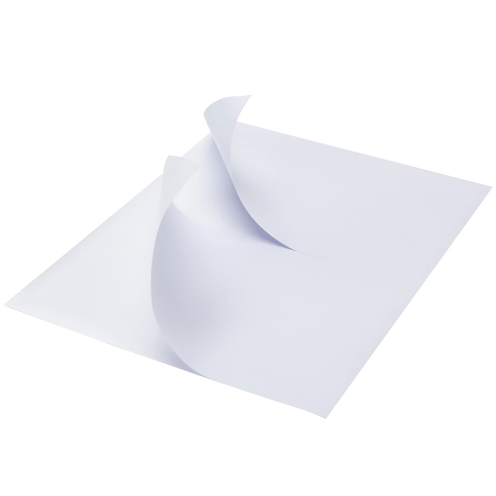 MFLABEL Half Sheet Shipping Labels – 200 Self 8.5″ x 5.5″ (2-up), White