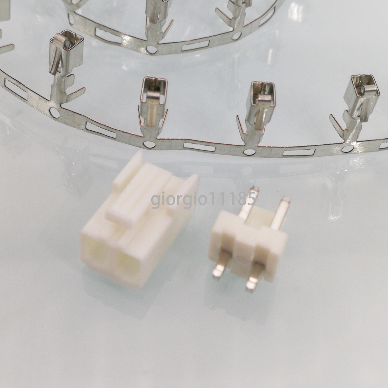 US Stock 50 Sets VH 3.96mm Connector 2 pins Housing & Base & Pins