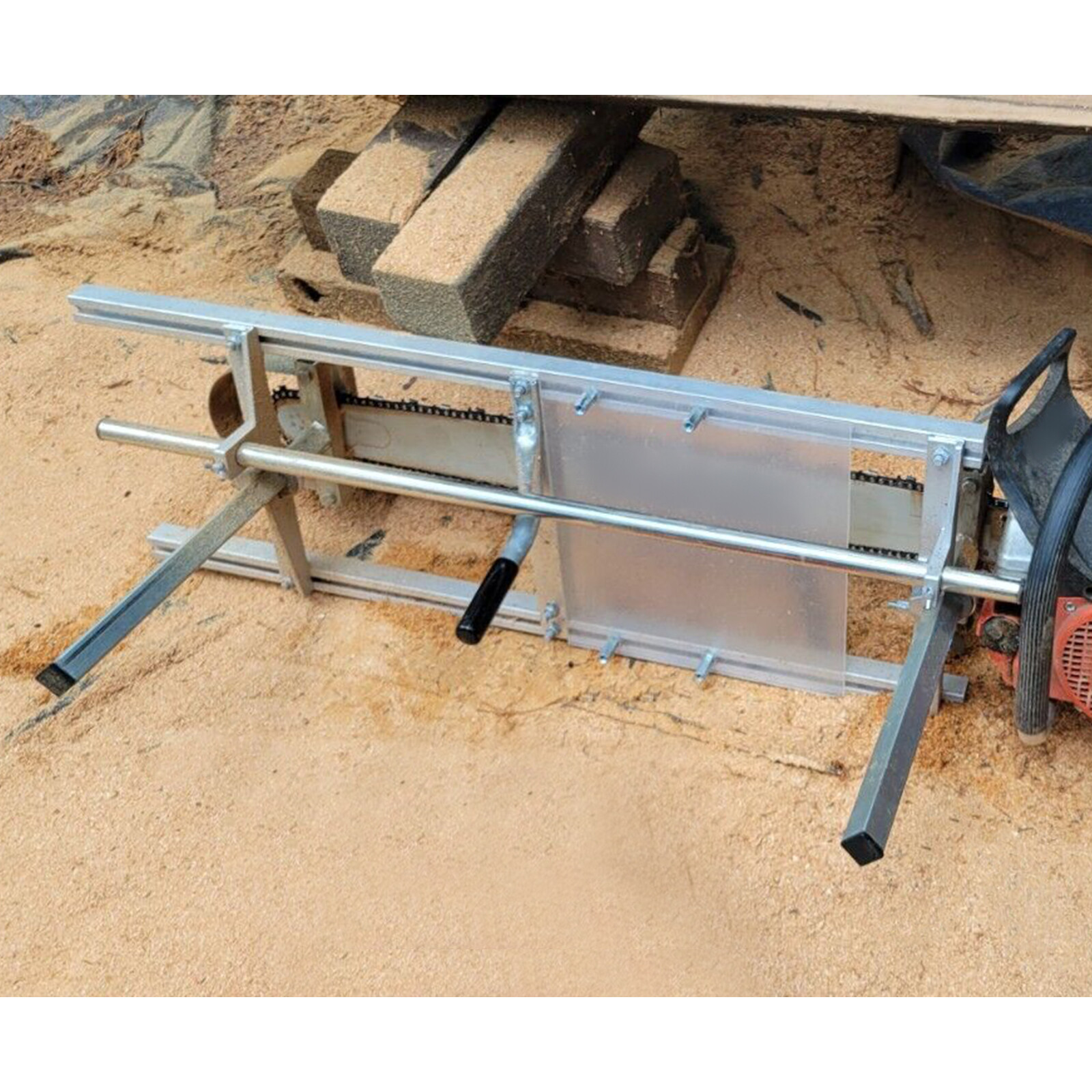 Chainsaw Mill 14″-36″ Portable Chain Saw Mill Aluminum Steel Planking Lumber
