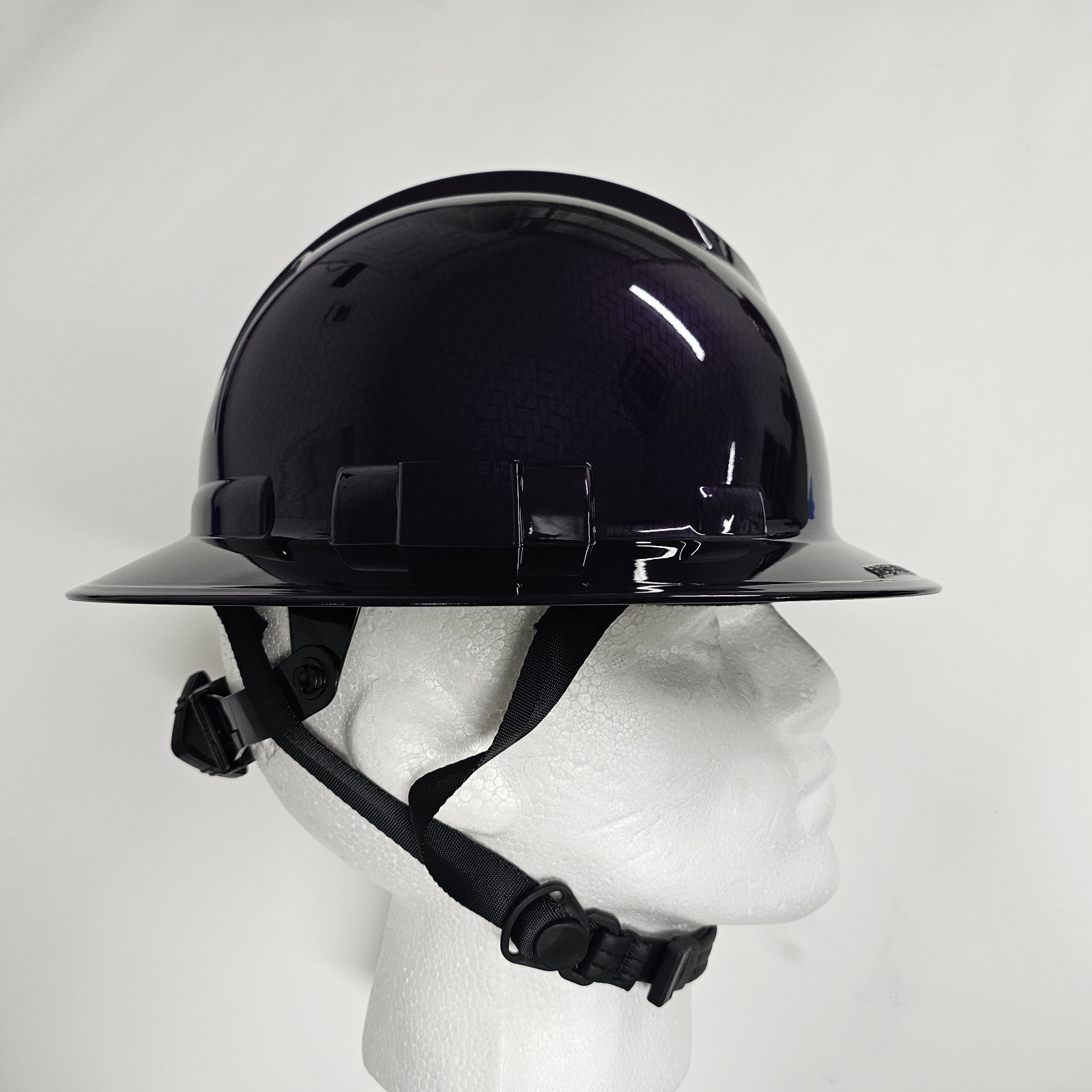 TYPE 2 FULL BRIM Hard Hat WITH FOAM custom hydro dipped , PLUM CRAZY PURPLE CF