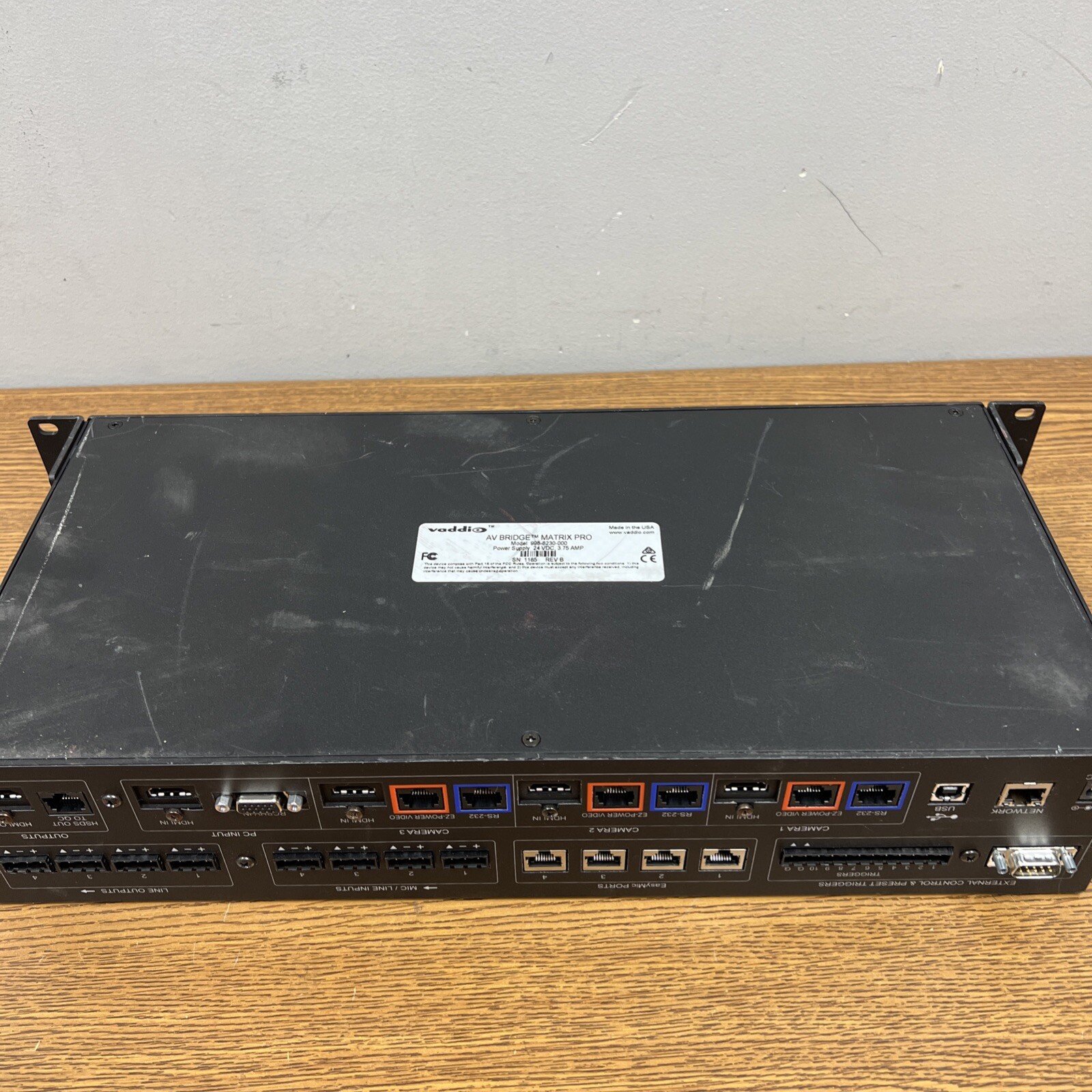 Vaddio AV Bridge MATRIX PRO Audio Video Encoder HD Video Switcher 998-8230-000