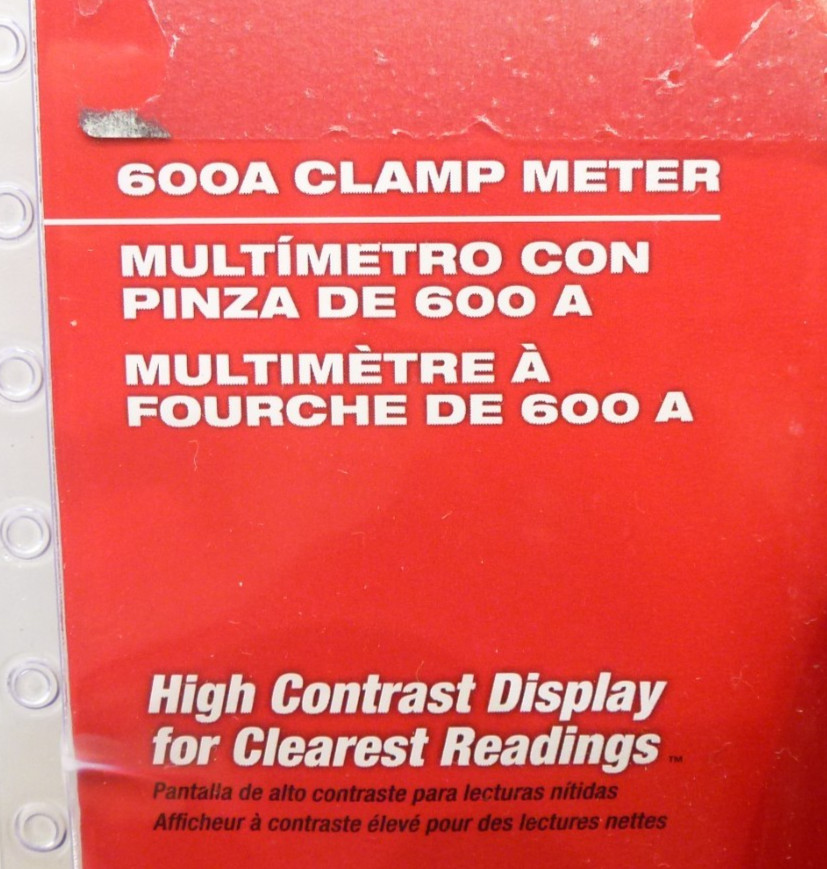 MILWAUKEE 2237-20 600A CLAMP METER NEW IN ORIGINAL PACKAGING