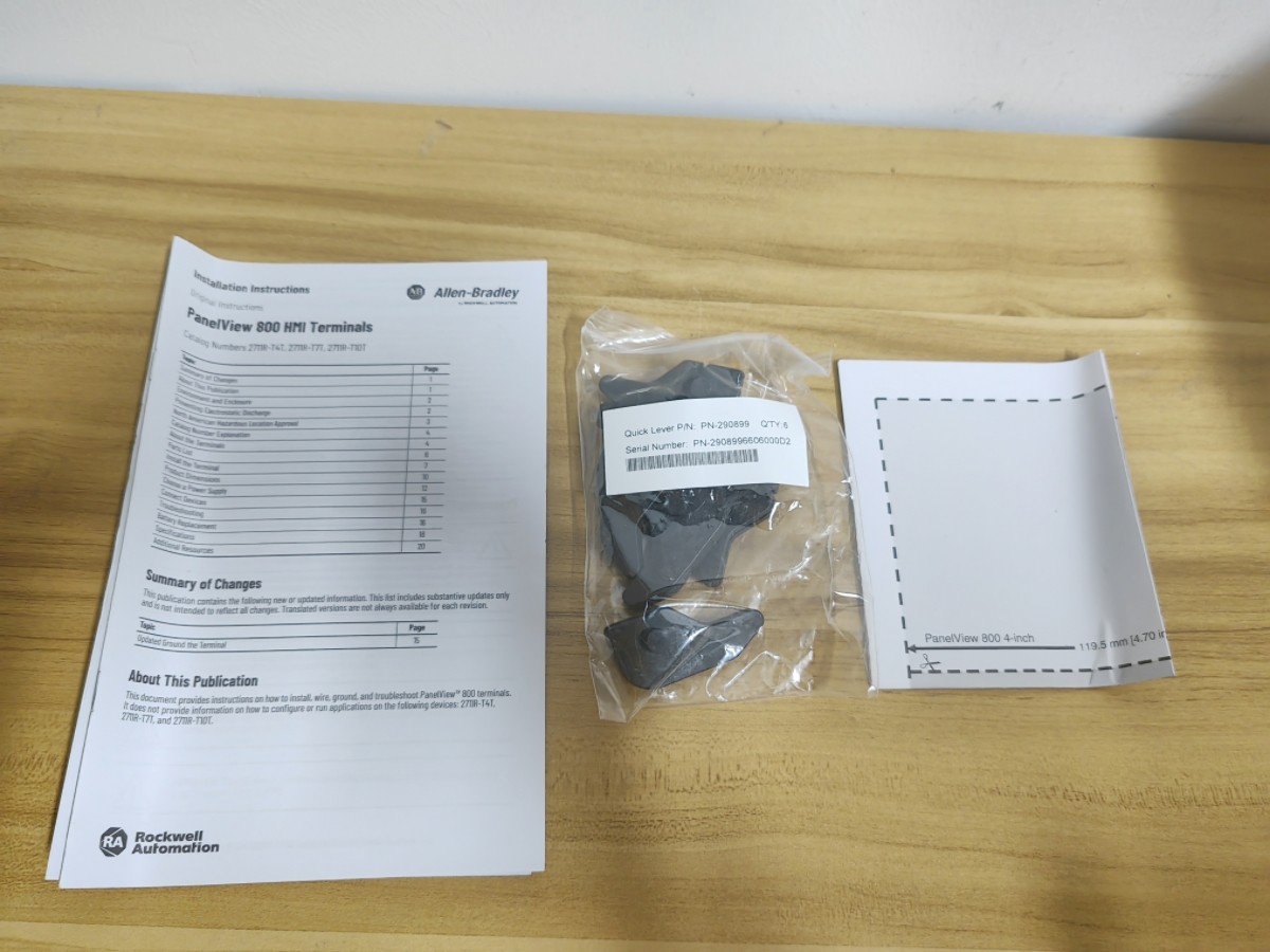 Allen-Bradley 2711R-T4T PanelView 800 HMI Terminal 4″ Factory Sealed 2711RT4T