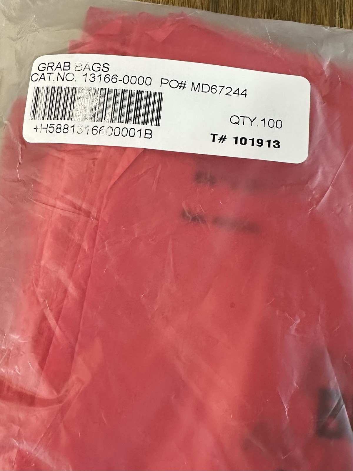 SP Bel-Art Scienceware Bench Top Biohazard Autoclave Bags Small Red, Pack of 100