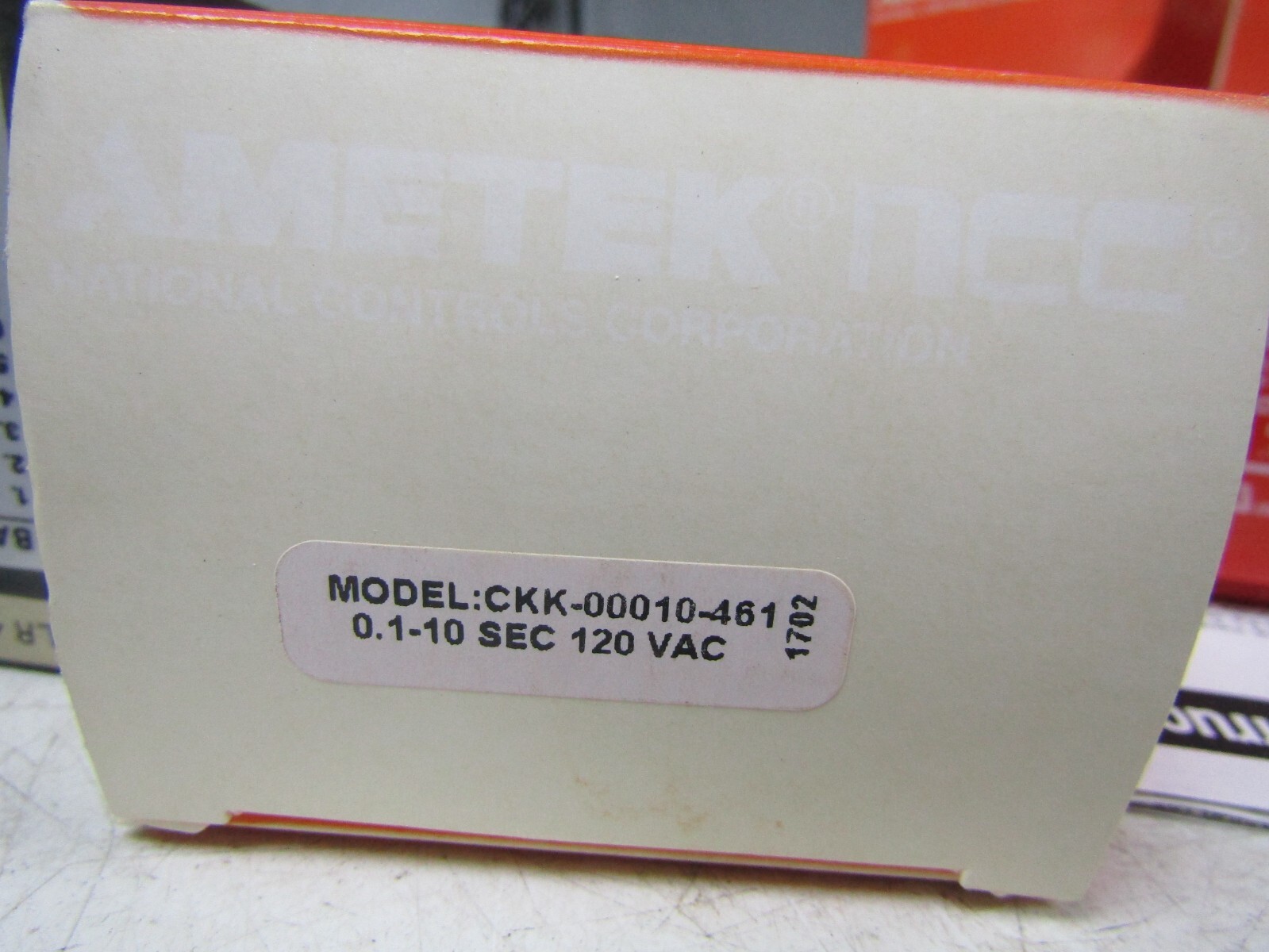 🔥NEW AMETEK NCC 1-10 SECOND TIMER CKK-10-461 120VAC CKK00010461