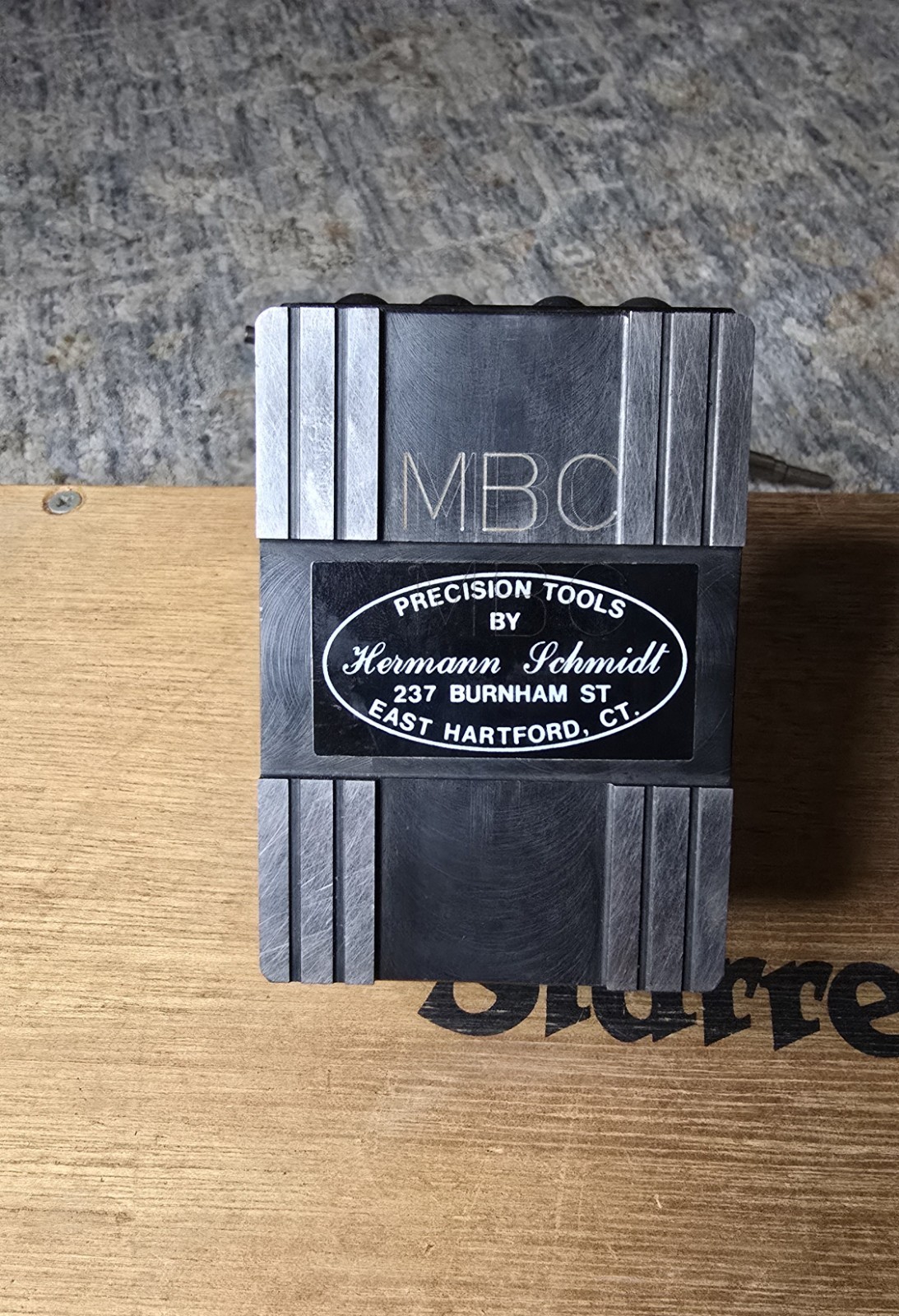 Hermann Schmidt Precision Tools Surface Gage Stand And Calibrated Drop Gage