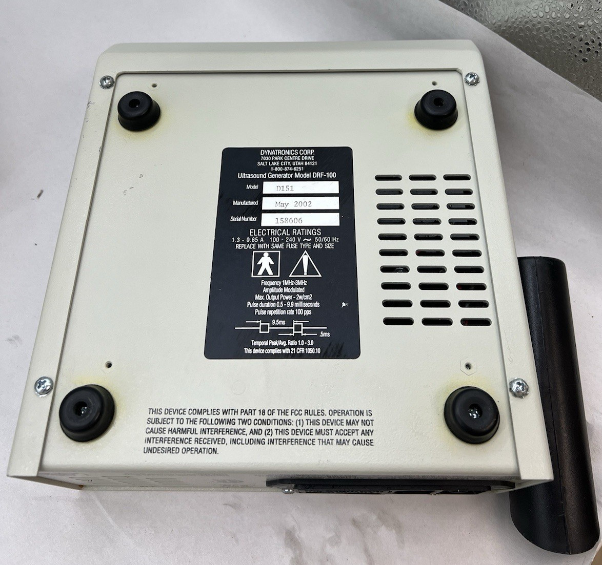 Dynatronics Dynatron 150 Plus Ultrasound Physical Therapy
