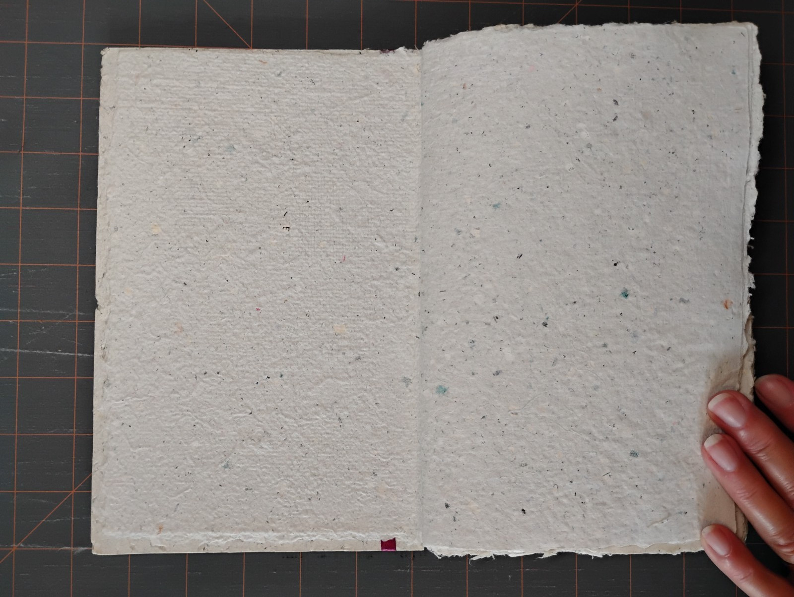 Handmade Paper With Handmade Cover Blank Book For Journaling, Photos, Scrapping