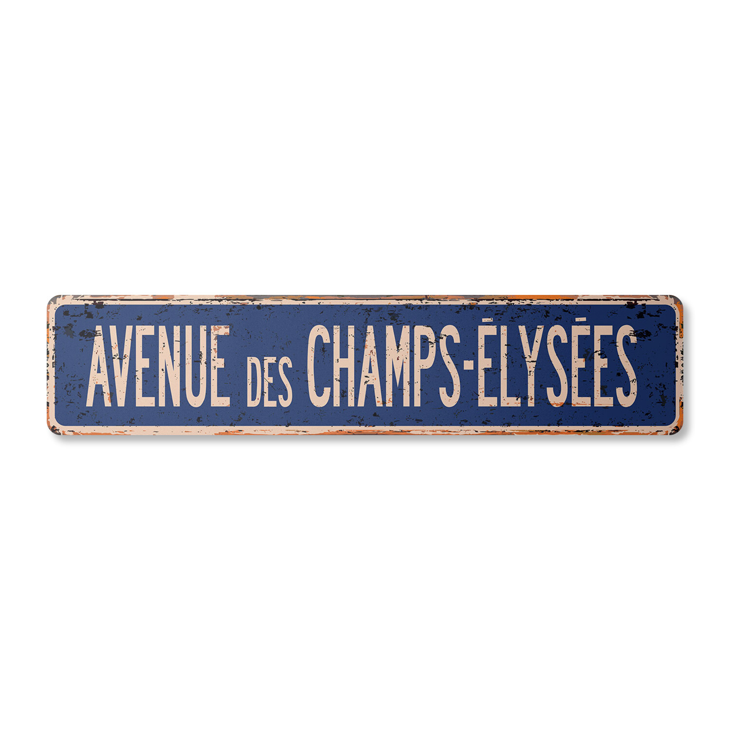AVENUE DES CHAMPS-ELYSEES Vintage Street Sign tour de France french Europe