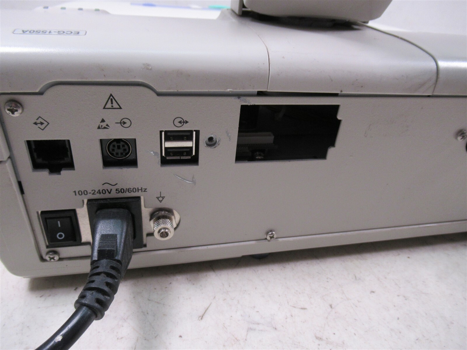 Nihon Kohden ECG-1550A Electrocardiograph Cardiofax V Medical Device