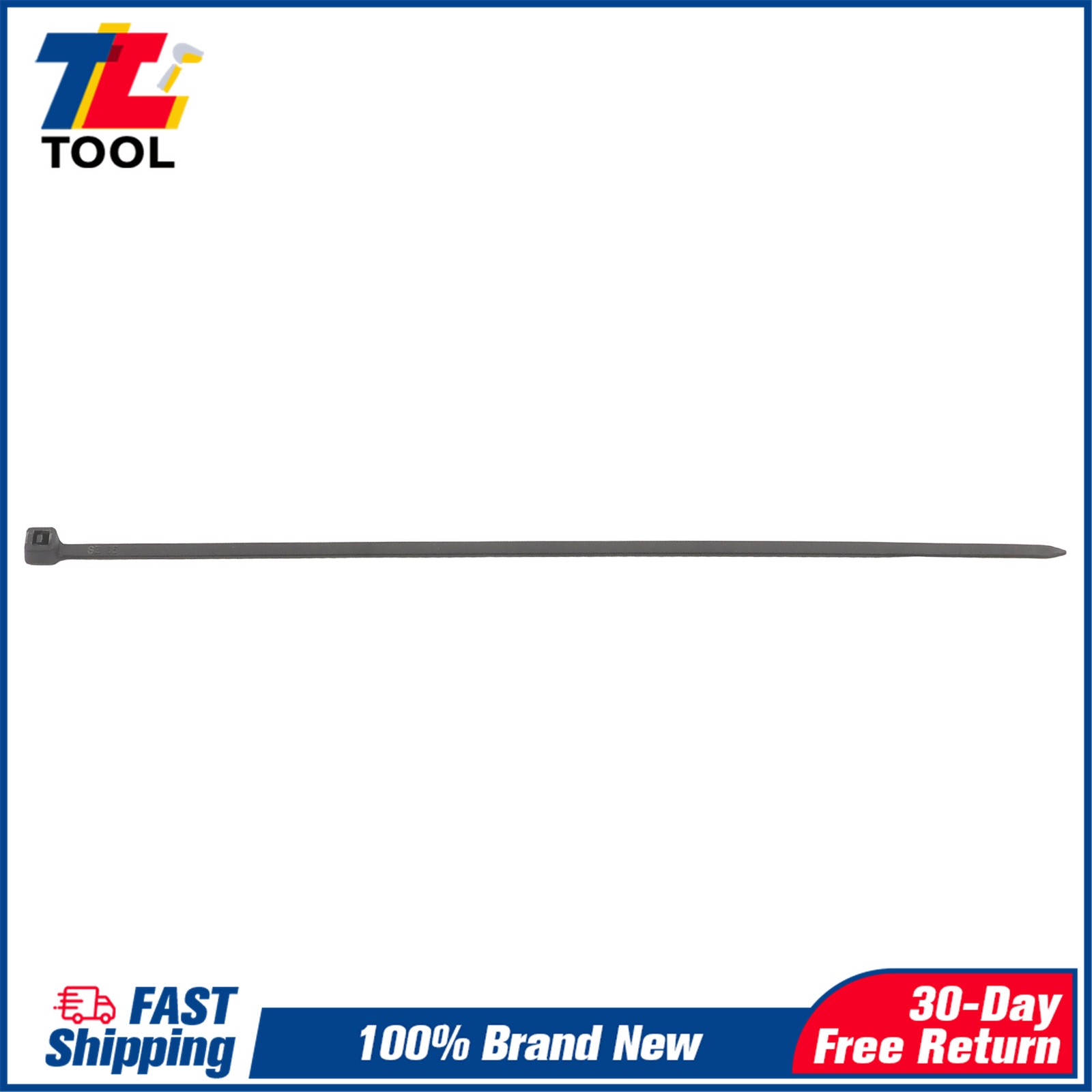 8in 1000pcs Uv Rated Zip Ties 40lb Self-Locking Plastic Cable Ties Width 0.14in