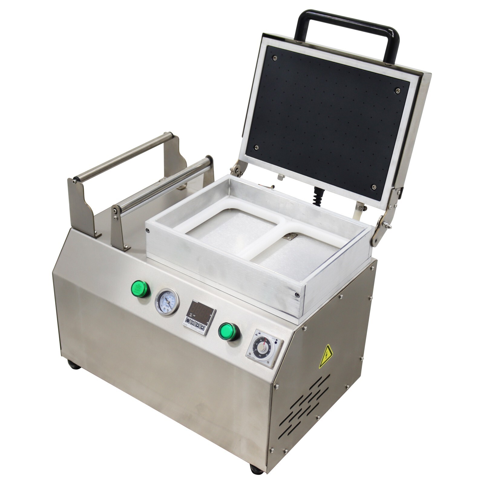110V/60Hz Bench Vacuum Sealer 2 Slots Commercial Vacuum Skin Packaging Machine