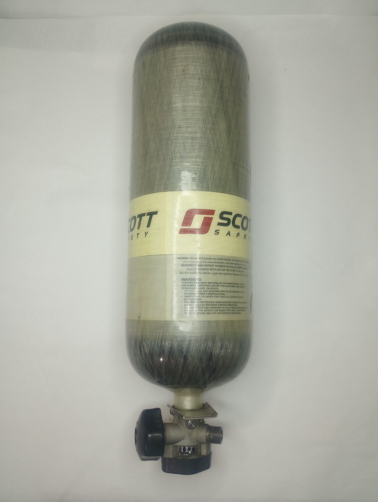 Scott SCBA 2216 PSI Firefighter 30 Minute Carbon Fiber Air Tank Cylinder Fr Ship