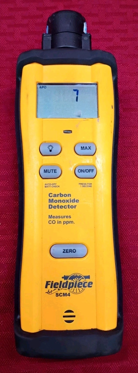 Fieldpiece SCM4 Carbon Monoxide Detector – Black/Yellow