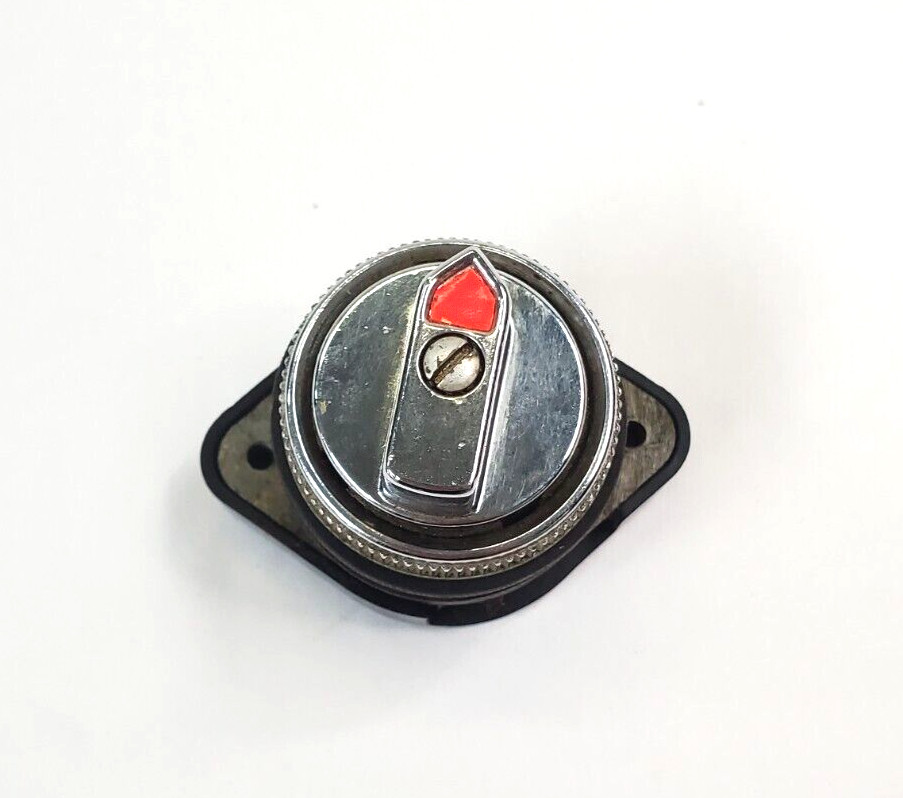 UNKNOWN BRAND 3 SELECTOR SWITCH KNOBS 2 POSITION & 1 PUSH BUTTON LOT OF 4