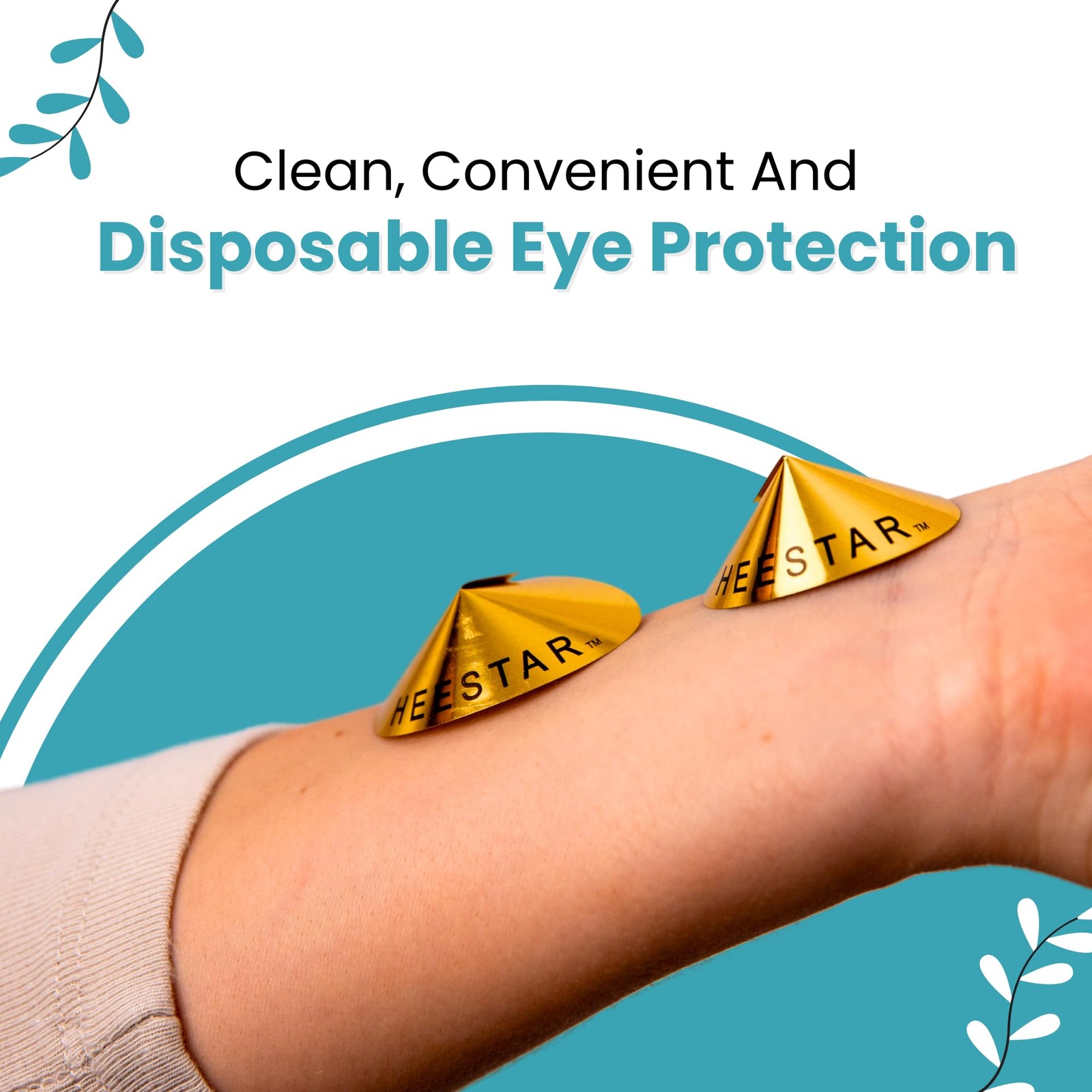 HeeStar Disposable 50Pairs(100Count) Eye Protection Cones for Sun Tanningbed(…