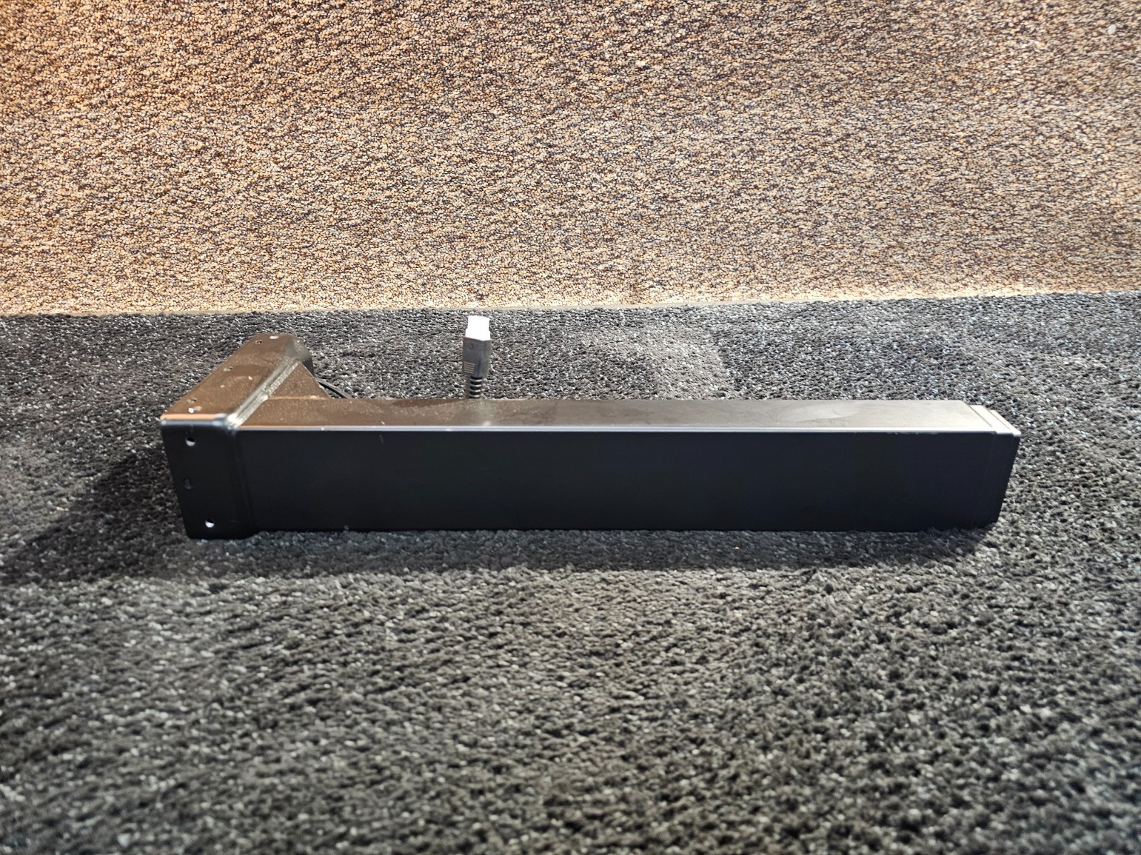 Progressive Automations FLT-05-Black Adjustable Desk Leg Column, Leg Only