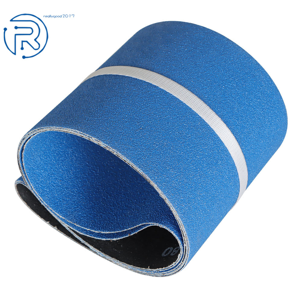 2 Piece 80 GRIT 6″ ?? 48″ PREMIUM ZIRCONIA, X-WEIGHT SANDING BELTS New