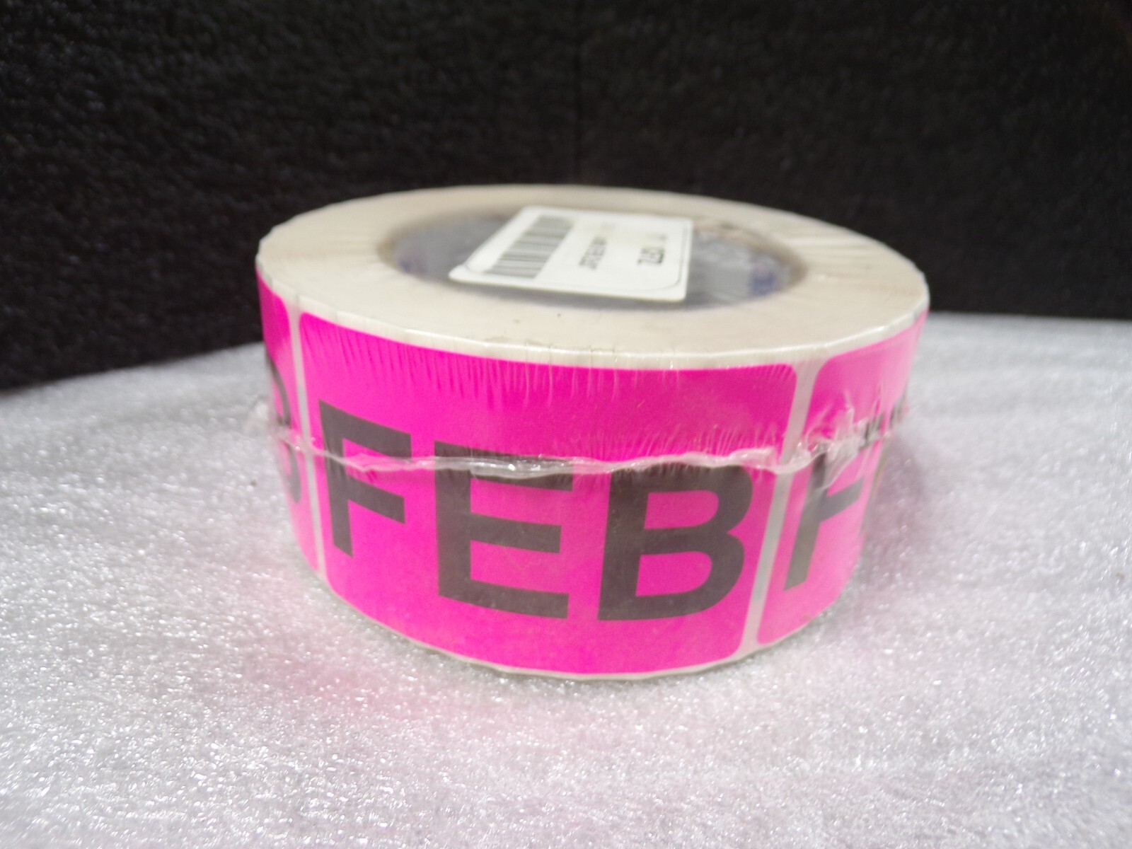 Tape Logic Months of the Year Labels, “FEB”, 2″ x 3″, Pink, 500/Roll (G)