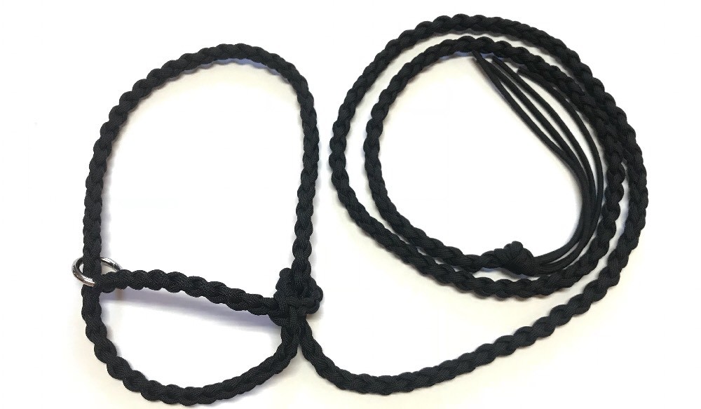 small livestock halter goat sheep alpaca, Black