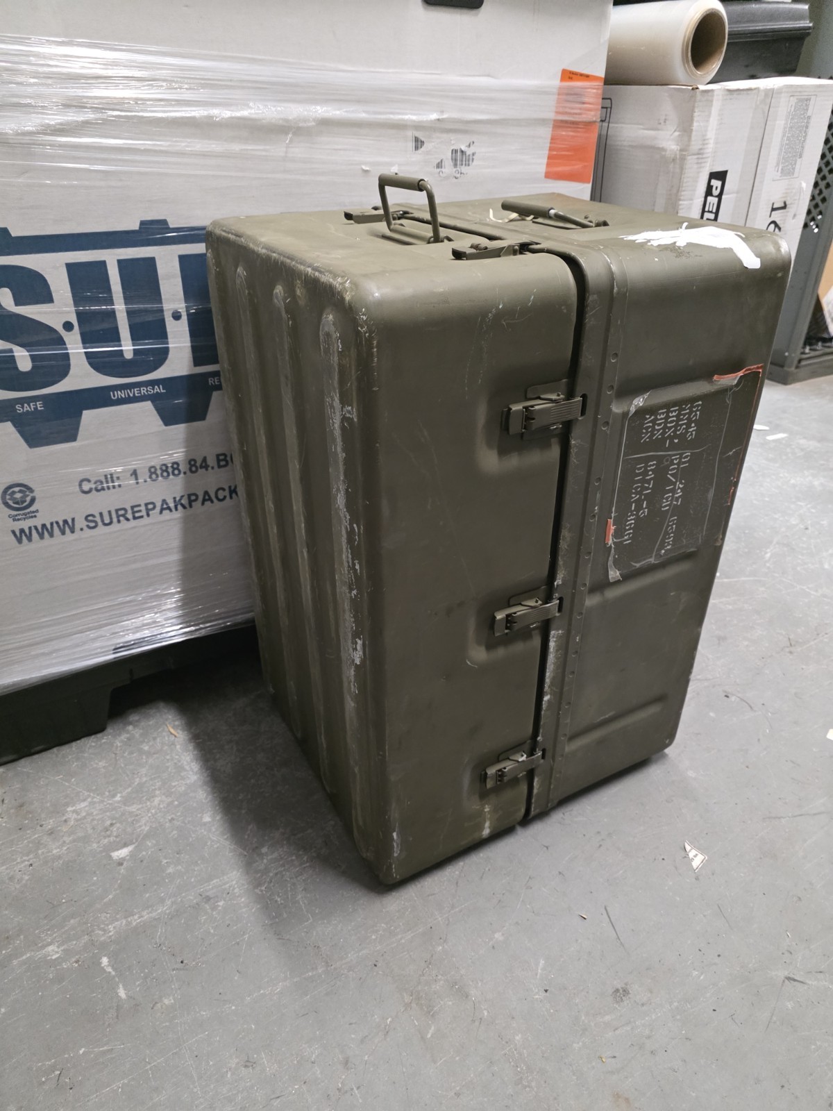 32x20x22 Aluminum Military Medical Chest Watertight Survival Bug Out Storage Box