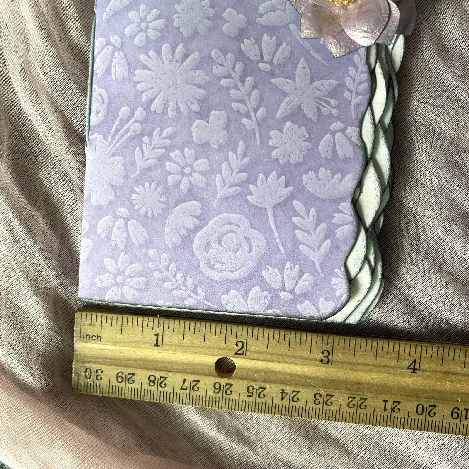 2 Handmade Junk Journal Blank Writing Booklets – Diary Book Layered Edge Slim
