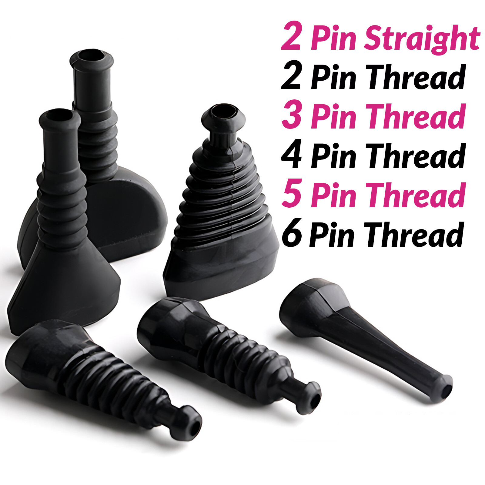 Waterproof Boots For AMP TYCO Superseal Connector 2 3 4 5 6 Pin Silicone Sleeve