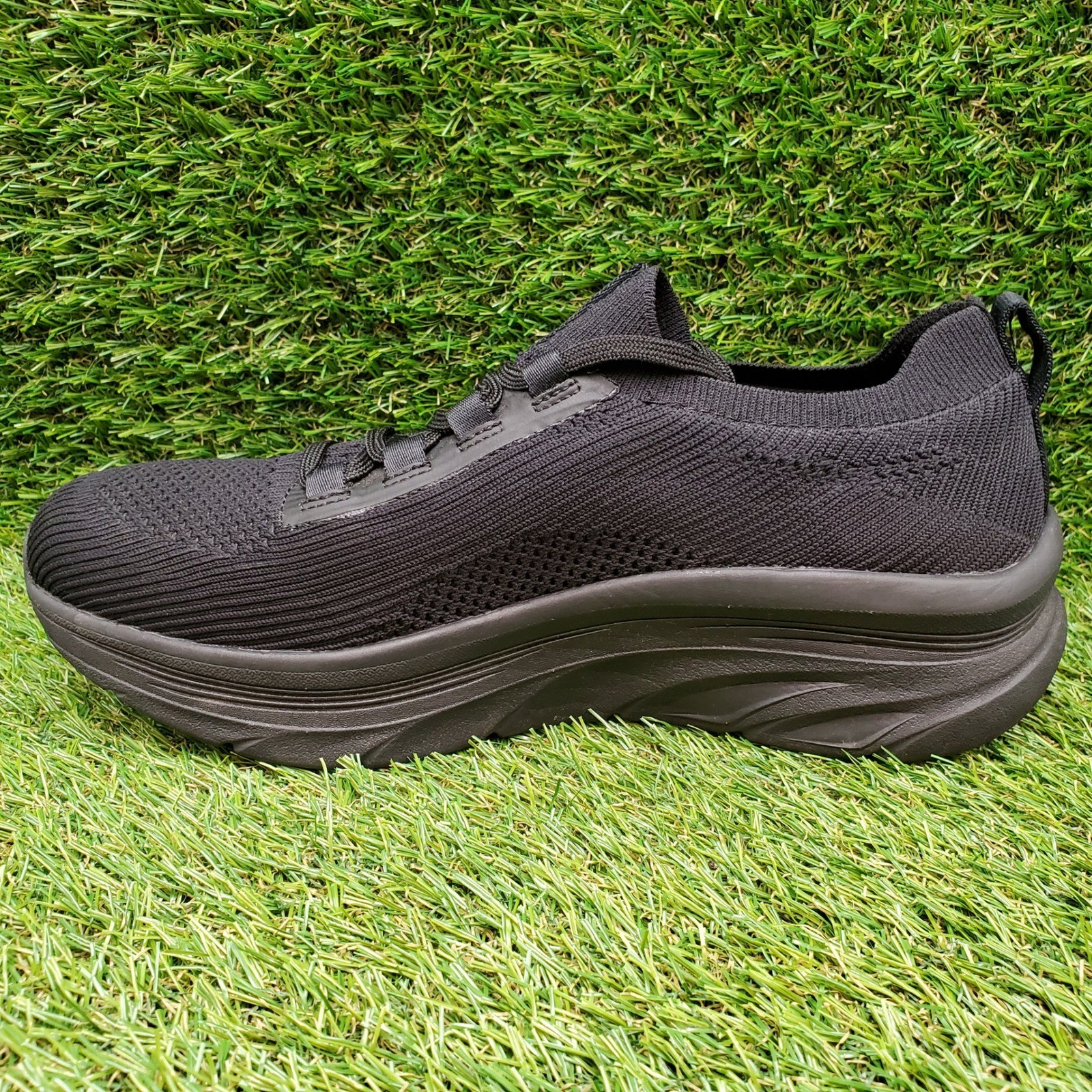 Skechers D’Lux Walker SR Ozema Slip Resistant Work Shoes Black Womens 7.5 WIDE