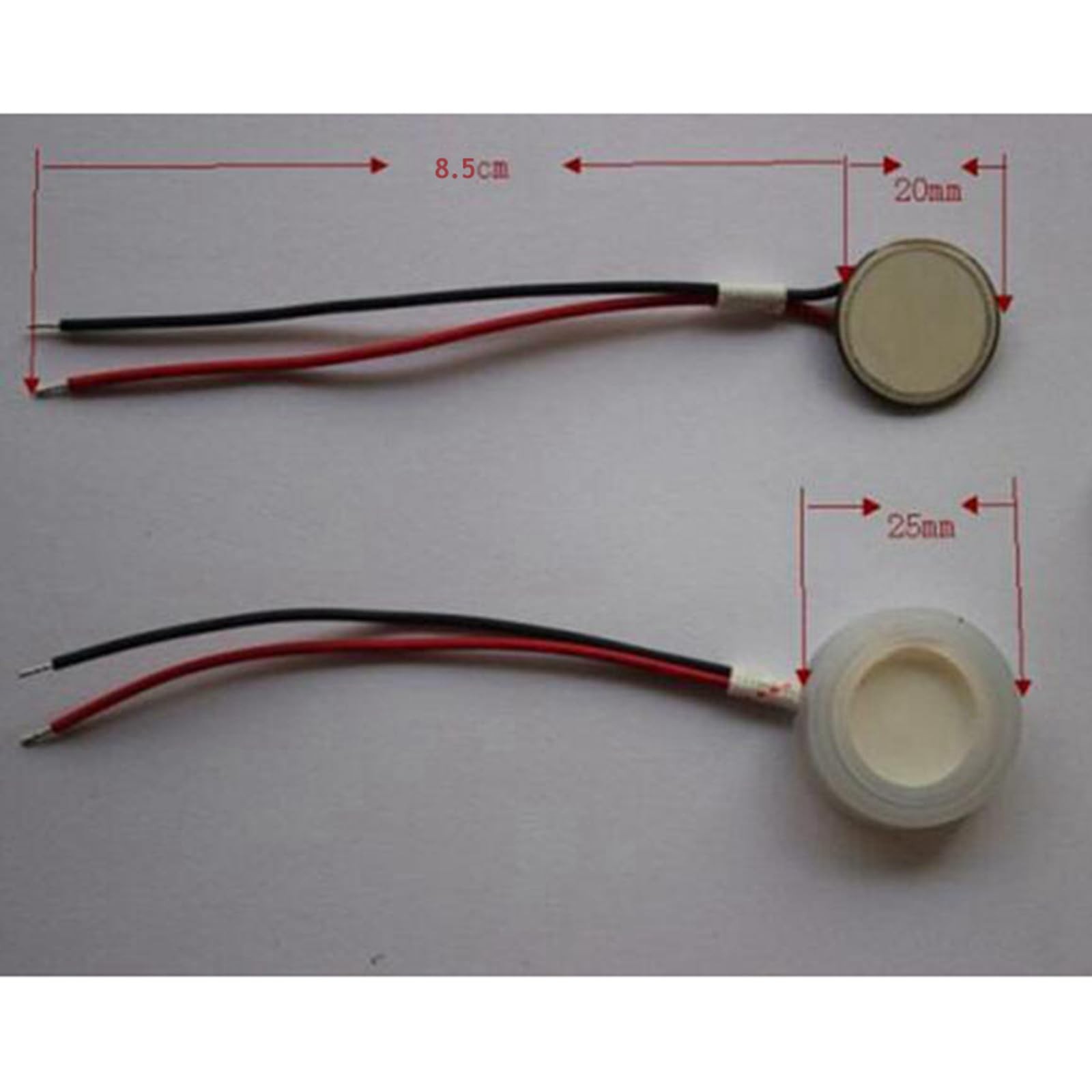GAOHOU 2 Pcs 20mm Ultrasonic Mist Maker Fogger 20×1.2mm, as the picture show