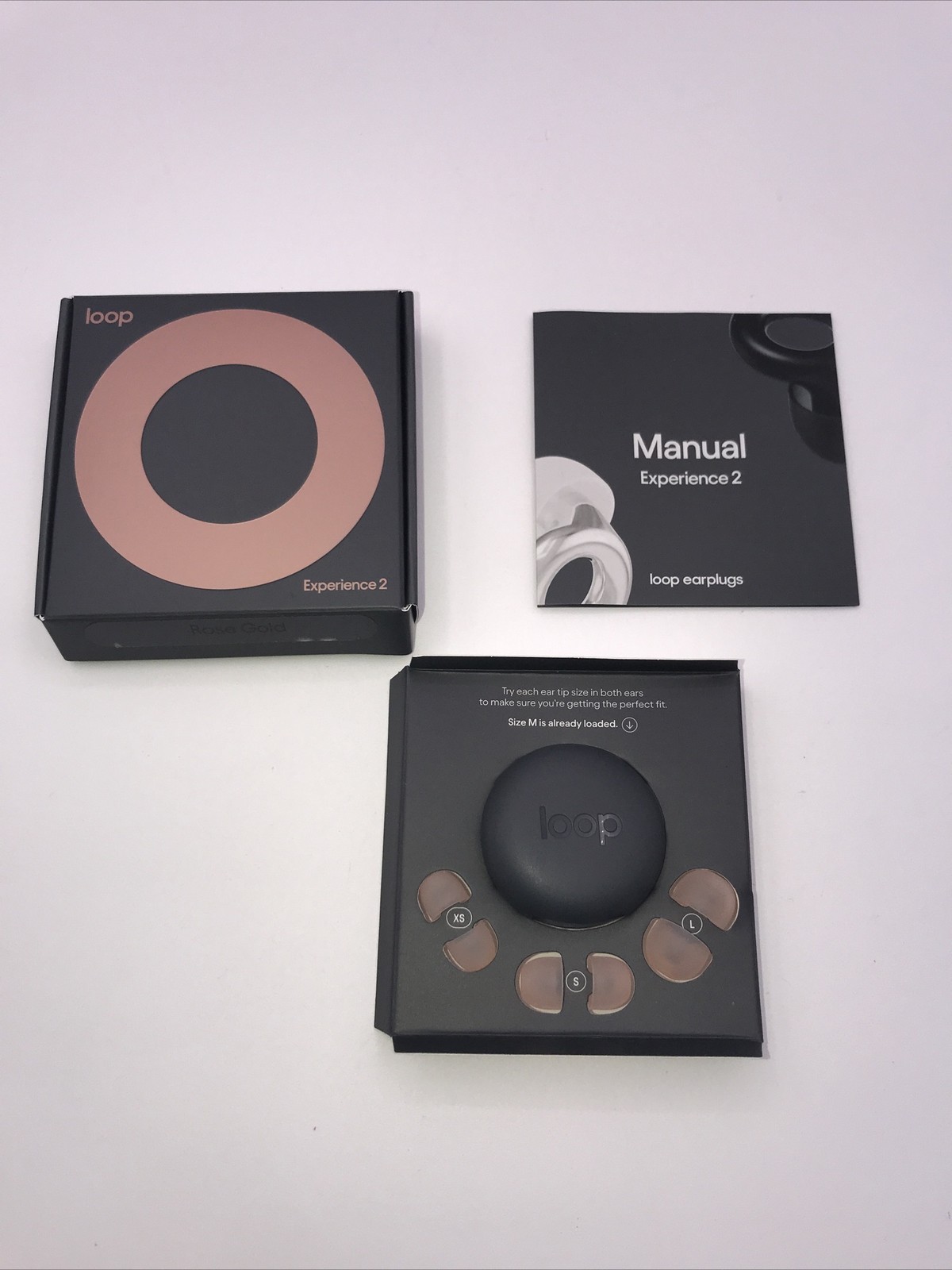 Loop Experience 2 Ear Plugs NRR 12 Stylish Certified Hearing Protection-RoseGold