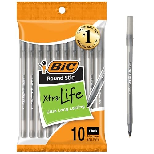 10-Count Pack | Medium Point 1.0Mm | Flexible Barrel