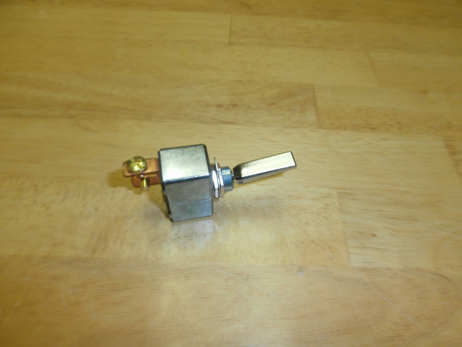 50Amp 12VDC SPST ON/OFF Chrome Automotive/Marine Toggle Switch Philmore 30-12245
