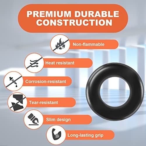 Rubber Grommets Kit 280 Piece Assortment for Wiring Cable Automotive Sheet Metal