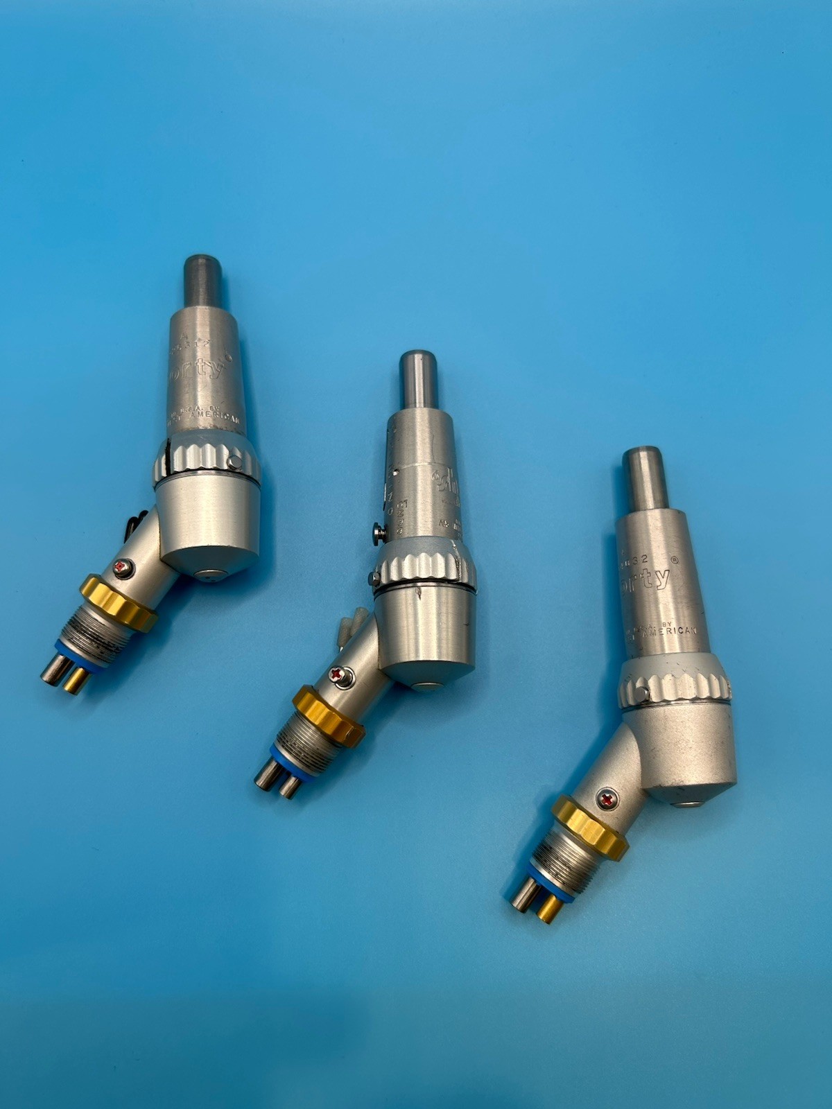 3 Pack Midwest Shorty 2 Speed Dental Air Motor Refurbished Tested 6Mo Warranty