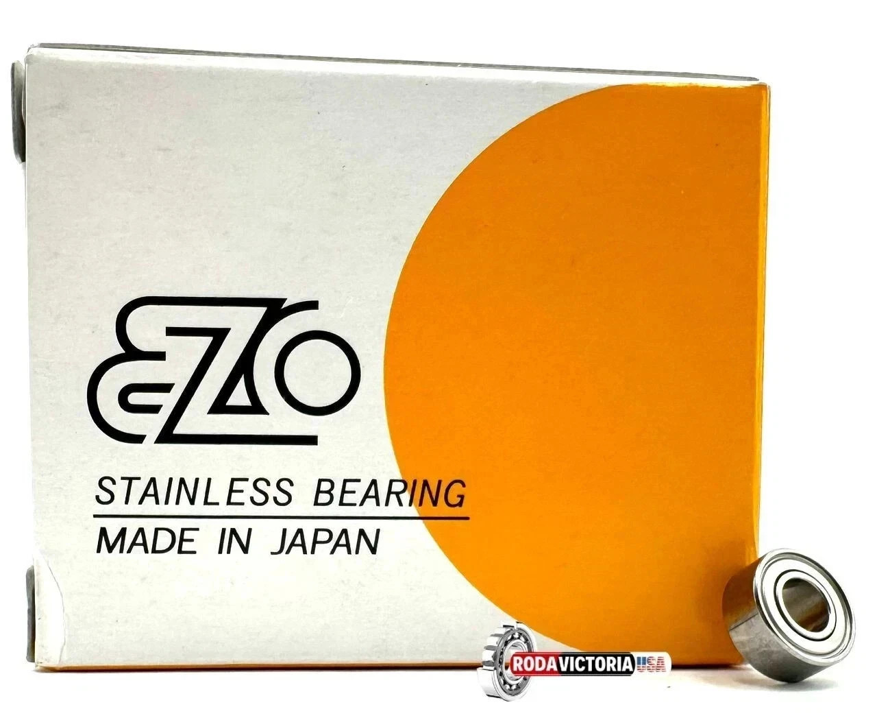 EZO R6 ZZ Miniature Deep Groove Ball Bearing, Metal Shielded 3/8×7/8×9/32″