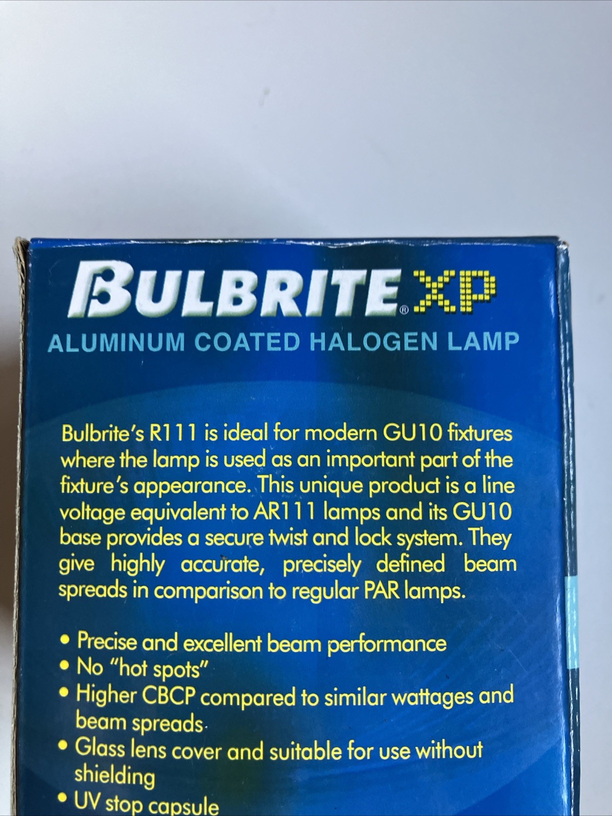 75R111GU/FL Bulbrite R111 75W GU10 Flood # 634075 Aluminum Covered Halogen NEW